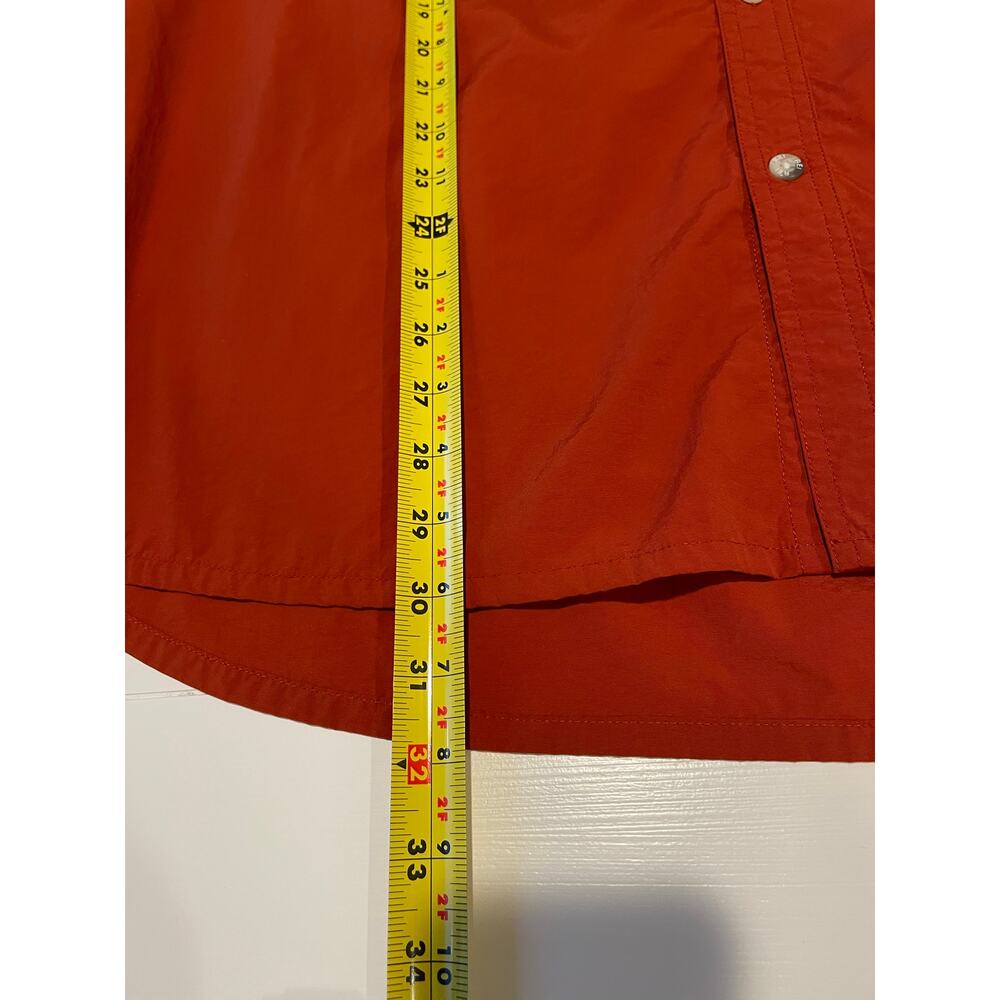 REI Men's Button Down Nylon Shirt Sz XXL UPF 40+ Fishing Hiking Outdoors Rust - Picture 14 of 14